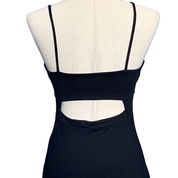 NEW Susana Monaco Black Cut Out Mini Dress- Size Medium - Picture 8 of 8